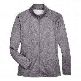 Devon & Jones DG420W Ladies Stretch Tech-Shell Compass Full Zip - Dark Grey Heather