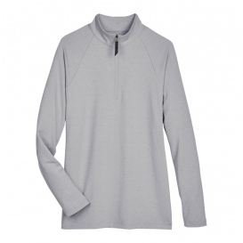 Devon & Jones DG480W CrownLux Performance Ladies Clubhouse Micro-Stripe Quarter-Zip - Black