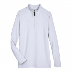 Devon & Jones DG480W CrownLux Performance Ladies Clubhouse Micro-Stripe Quarter-Zip - Navy