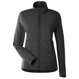 Devon & Jones DG704W Ladies New Classics Charleston Hybrid Jacket - Black Melange/Black