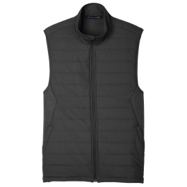 Devon & Jones DG706 Men's New Classics Charleston Hybrid Vest - Black Melange/Black