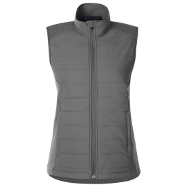 Devon & Jones DG706W Ladies New Classics Charleston Hybrid Vest - Graphite Melange/Graphite