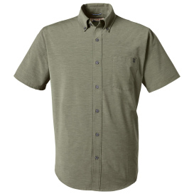 HUK H150154 Kona Solid Short Sleeve Shirt - Moss
