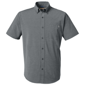 HUK H150154 Kona Solid Short Sleeve Shirt - Volcanic Ash