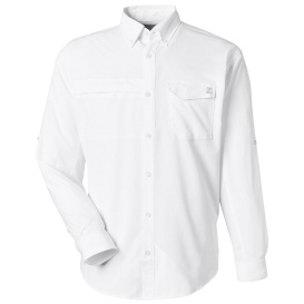 HUK H150172 Tide Point Long Sleeve Shirt - White