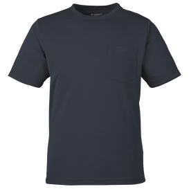 Harriton M118 Unisex Charge Snag and Soil Protect Long-Sleeve T-Shirt - Dark Charcoal