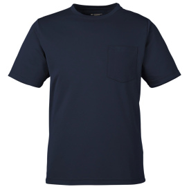 Harriton M118 Unisex Charge Snag and Soil Protect Long-Sleeve T-Shirt - Dark Navy