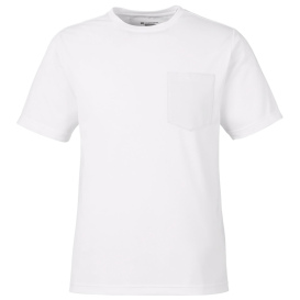 Harriton M118 Unisex Charge Snag and Soil Protect Long-Sleeve T-Shirt - White