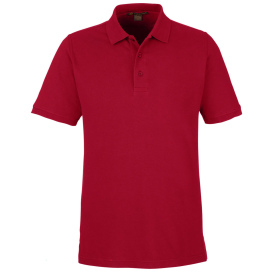 Harriton M205 Valiant Cotton Snag Protect Pocket Polo - Red