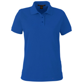 Harriton M205W Ladies Valiant Cotton Snag Protect Polo - True Royal