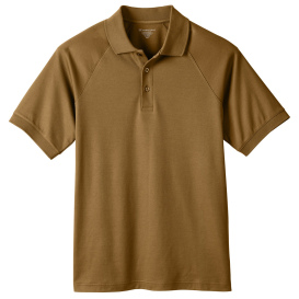 Harriton M208 Mens Charge Snag and Soil Protect Polo - Coyote Brown