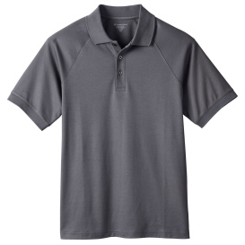 Harriton M208 Mens Charge Snag and Soil Protect Polo - Dark Charcoal