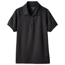 Harriton M208W Ladies Charge Snag and Soil Protect Polo - Black