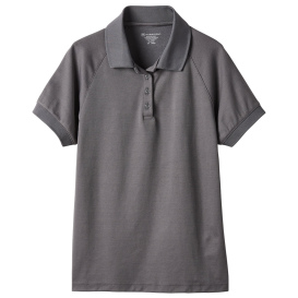 Harriton M208W Ladies Charge Snag and Soil Protect Polo - Dark Charcoal