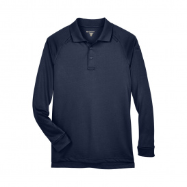 Harriton M211L Mens Advantage Snag Protection Plus Long-Sleeve Tactical Polo - Dark Navy