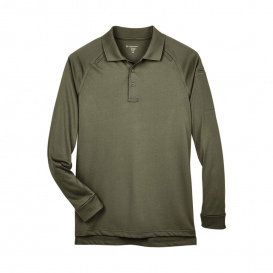 Harriton M211L Mens Advantage Snag Protection Plus Long-Sleeve Tactical Polo - Tactical Green