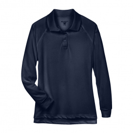 Harriton M211LW Ladies Advantage Snag Protection Plus Long Sleeve Tactical Polo - Dark Navy