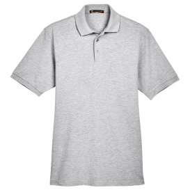 Harriton M265 Men's 5.6oz. Easy Blend Polo - Grey Heather