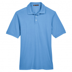 Harriton M265 Men\'s 5.6oz. Easy Blend Polo - Light College Blue