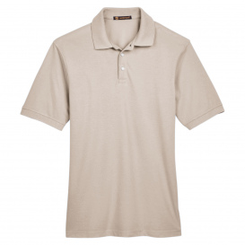 Harriton M265 Men\'s 5.6oz. Easy Blend Polo - Stone