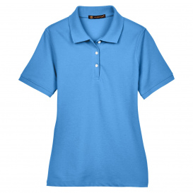 Harriton M265W Ladies 5.6 oz. Easy Blend Polo - Nautical Blue