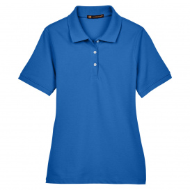 Harriton M265W Ladies 5.6 oz. Easy Blend Polo - True Royal