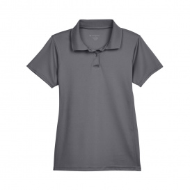 Harriton M315W Ladies 4 oz. Polytech Polo - Charcoal