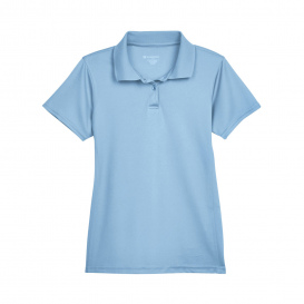 Harriton M315W Ladies 4 oz. Polytech Polo - Light Blue