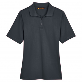 Harriton M348W Ladies Advantage Snag Protection Plus IL Polo - Dark Charcoal