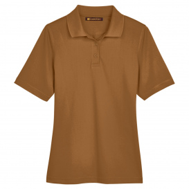 Harriton M348W Ladies Advantage Snag Protection Plus IL Polo - Duck Brown