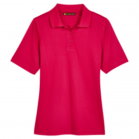 Harriton M348W Ladies Advantage Snag Protection Plus IL Polo - Red