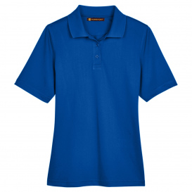 Harriton M348W Ladies Advantage Snag Protection Plus IL Polo - True Royal