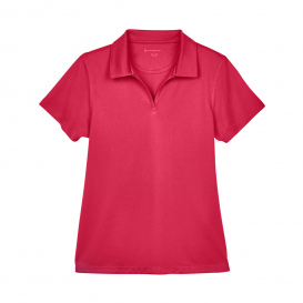 Harriton M353W Ladies Double Mesh Polo - Red