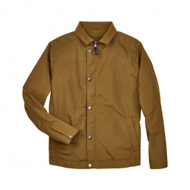 Harriton M705 Men\'s Auxiliary Canvas Work Jacket - Duck Brown