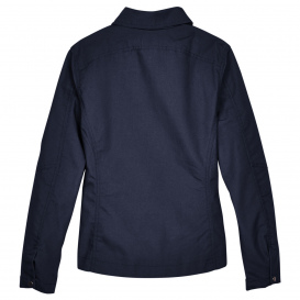 Harriton M705W Ladies Auxiliary Canvas Work Jacket - Dark Navy