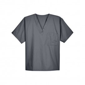 Harriton M897 Adult Restore 4.9 oz. Scrub Top - Dark Charcoal