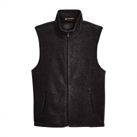 Harriton M985 Adult 8 oz. Fleece Vest - Black