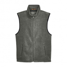 Harriton M985 Adult 8 oz. Fleece Vest - Charcoal