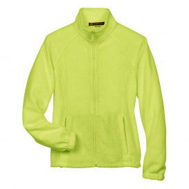 Harriton M990W Ladies 8 oz. Full Zip Fleece - Safety Yellow