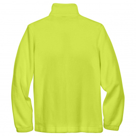 Harriton M990Y Youth 8 oz. Full-Zip Fleece - Safety Yellow