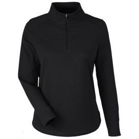 North End NE412W Ladies Express Tech Performance Quarter-Zip - Black