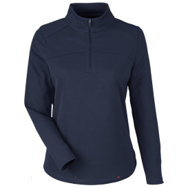 North End NE412W Ladies Express Tech Performance Quarter-Zip - Classic Navy