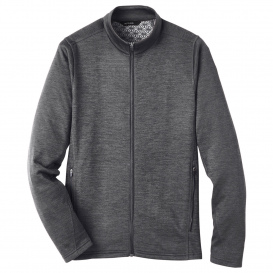 North End NE712 Men\'s Flux 2.0 Full-Zip Jacket - Carbon Heather/Black