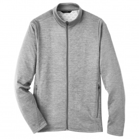North End NE712 Men\'s Flux 2.0 Full-Zip Jacket - Light Heather/Carbon