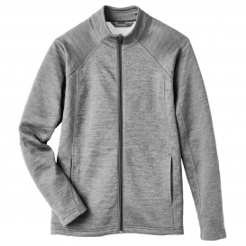 North End NE712W Ladies Flux 2.0 Full-Zip Jacket - Light Heather/Carbon