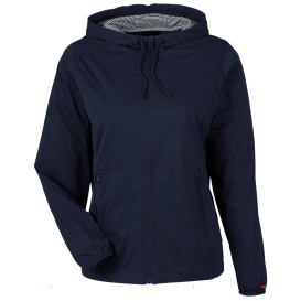 North End NE75W Ladies Network Lightweight Jacket - Classic Navy Heather