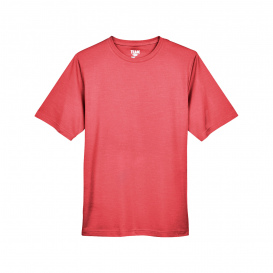 Team 365 TT11H Men's Sonic Heather Performance T-Shirt - Sport Red Heather