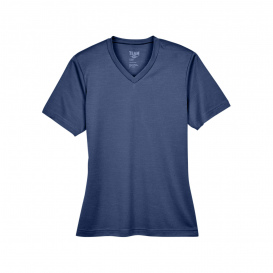 Team 365 TT11HW Ladies Sonic Heather Performance T-Shirt - Sport Dark Navy Heather