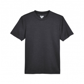 Team 365 TT11HY Youth Sonic Heather Performance T-Shirt - Black Heather