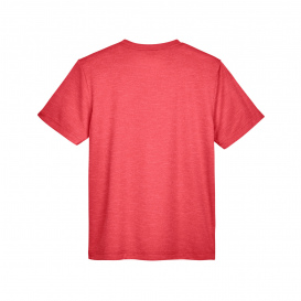 Team 365 TT11HY Youth Sonic Heather Performance T-Shirt - Sport Red Heather